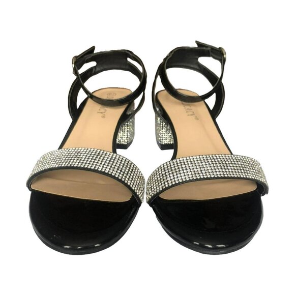 Urban Planet Rhinestone Block Heels - Picture 2 of 5